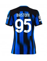 Inter Milan Alessandro Bastoni #95 Domácí Dres pro Dámské 2023-24 Krátký Rukáv